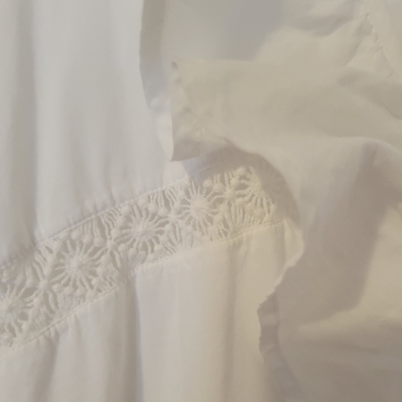 Ralph Lauren 12 Nizaiah dress white ruffle - Picture 10 of 15